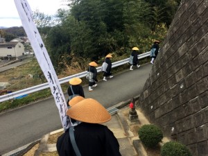 念仏行脚　寒行托鉢９