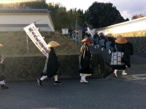 念仏行脚　寒行托鉢