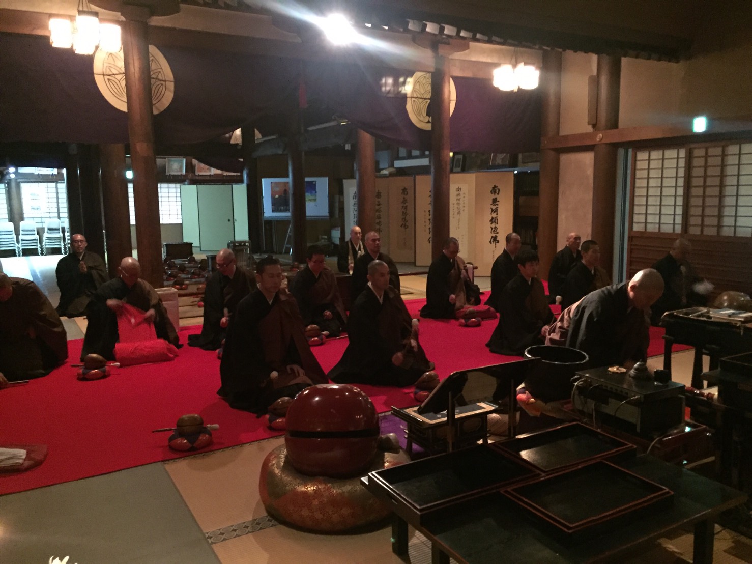 三千礼拝行仏名会　1日目