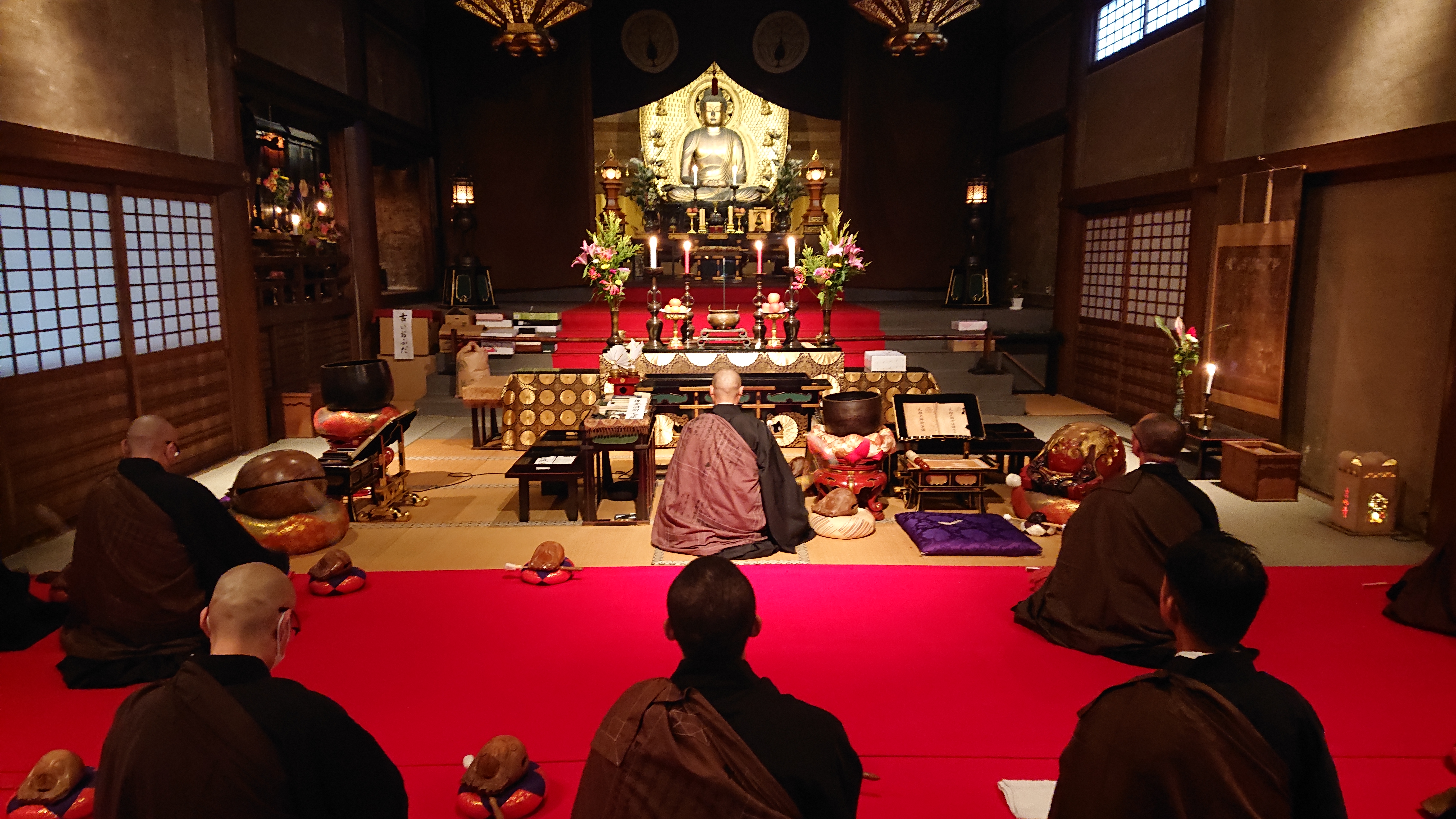 三千礼拝行仏名会　於　吉田寺