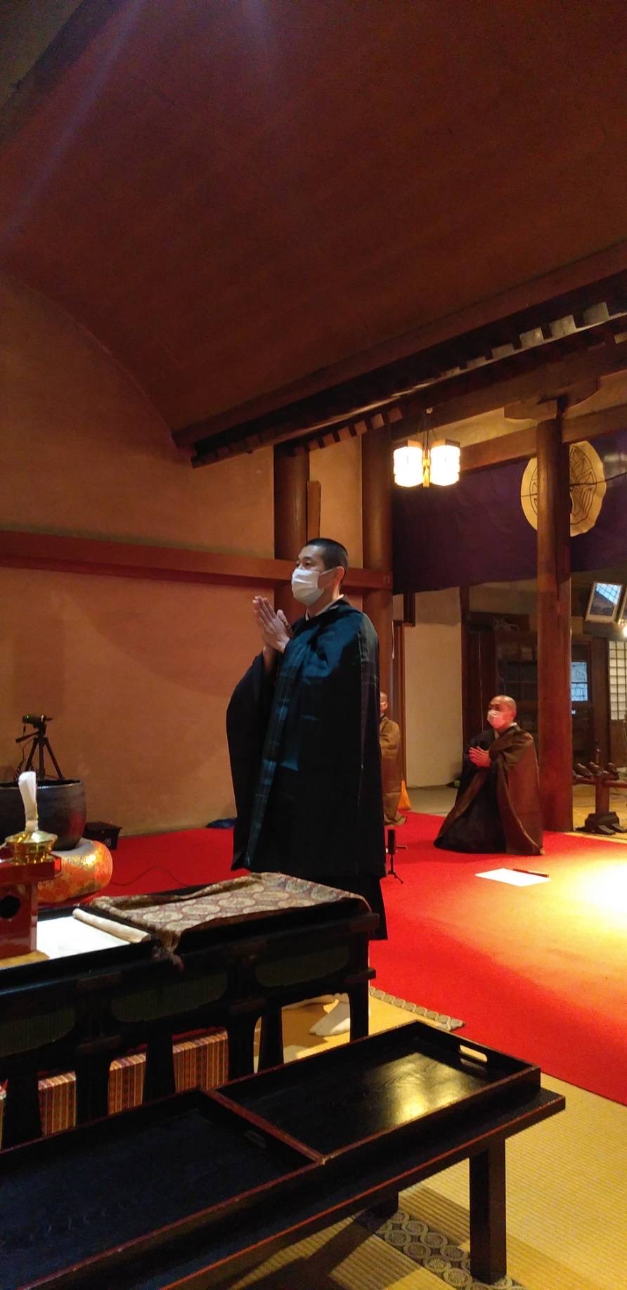 近畿地区浄青研鑽会　於　斑鳩　吉田寺