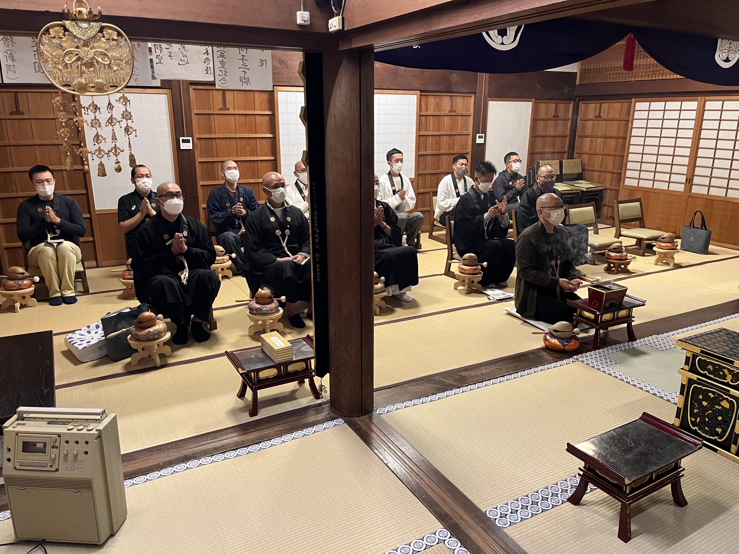 第四回念仏会 於 第六組 明日香 蓮花寺
