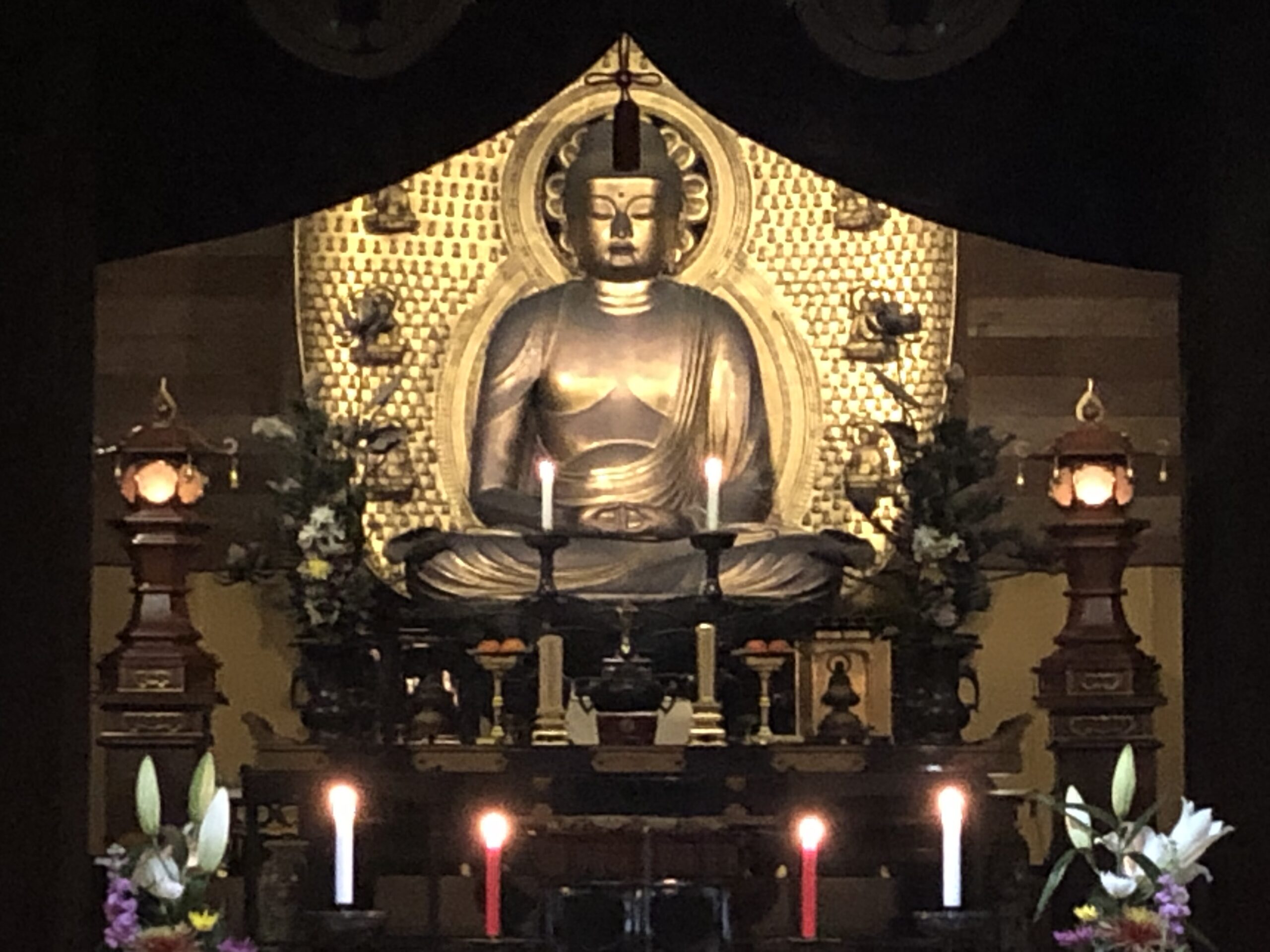 三千礼拝行仏名会 於 吉田寺