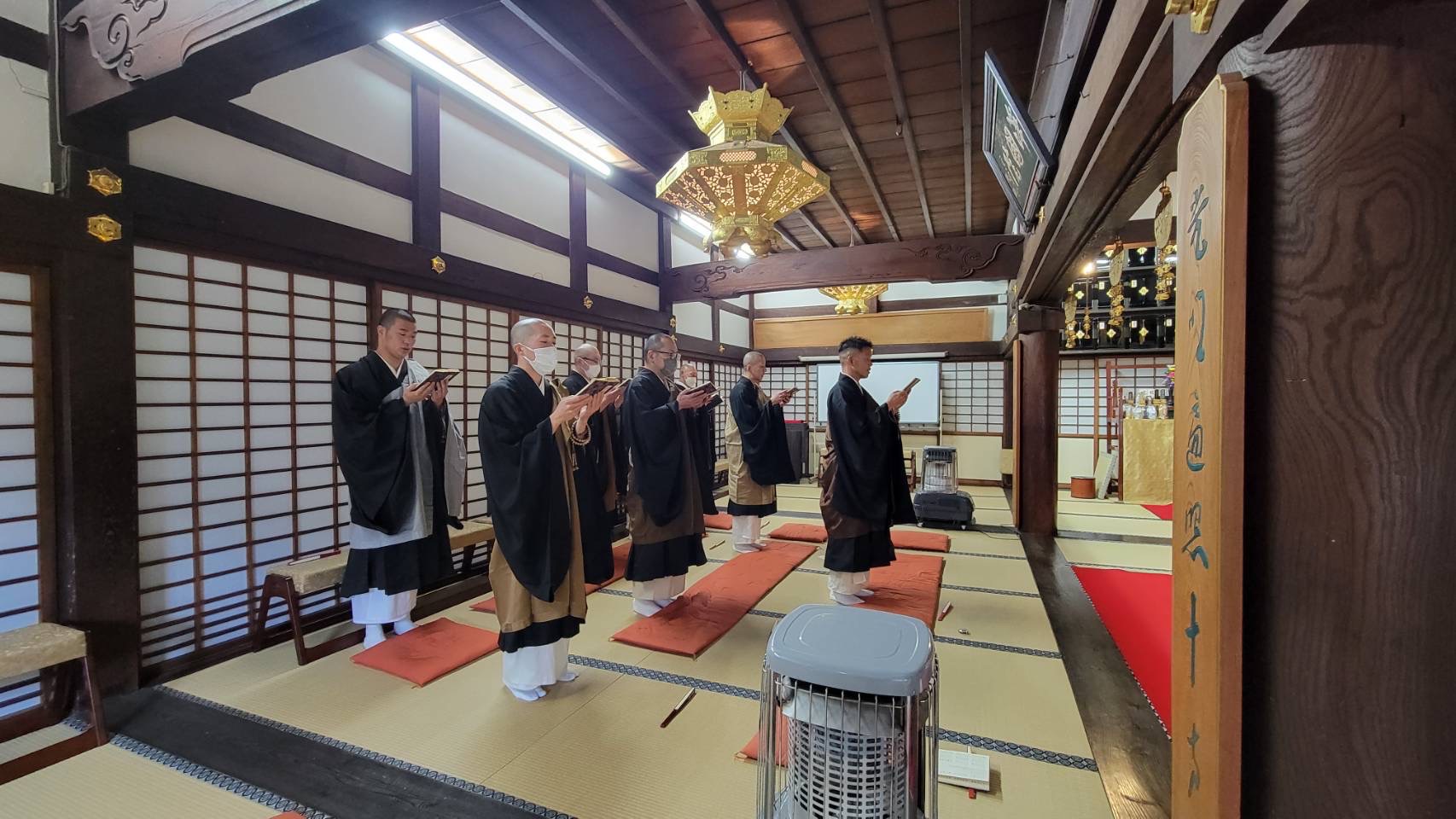 六時礼讃会 於 第一組 浄國院