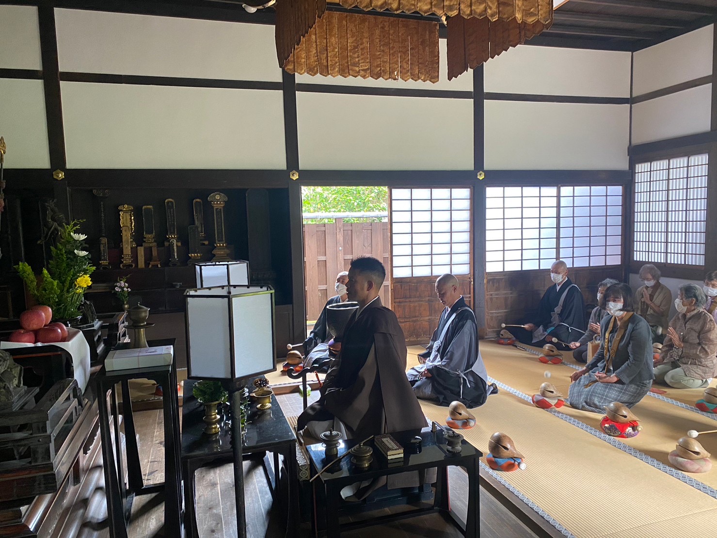 別時念仏会　於　東大寺勧進所