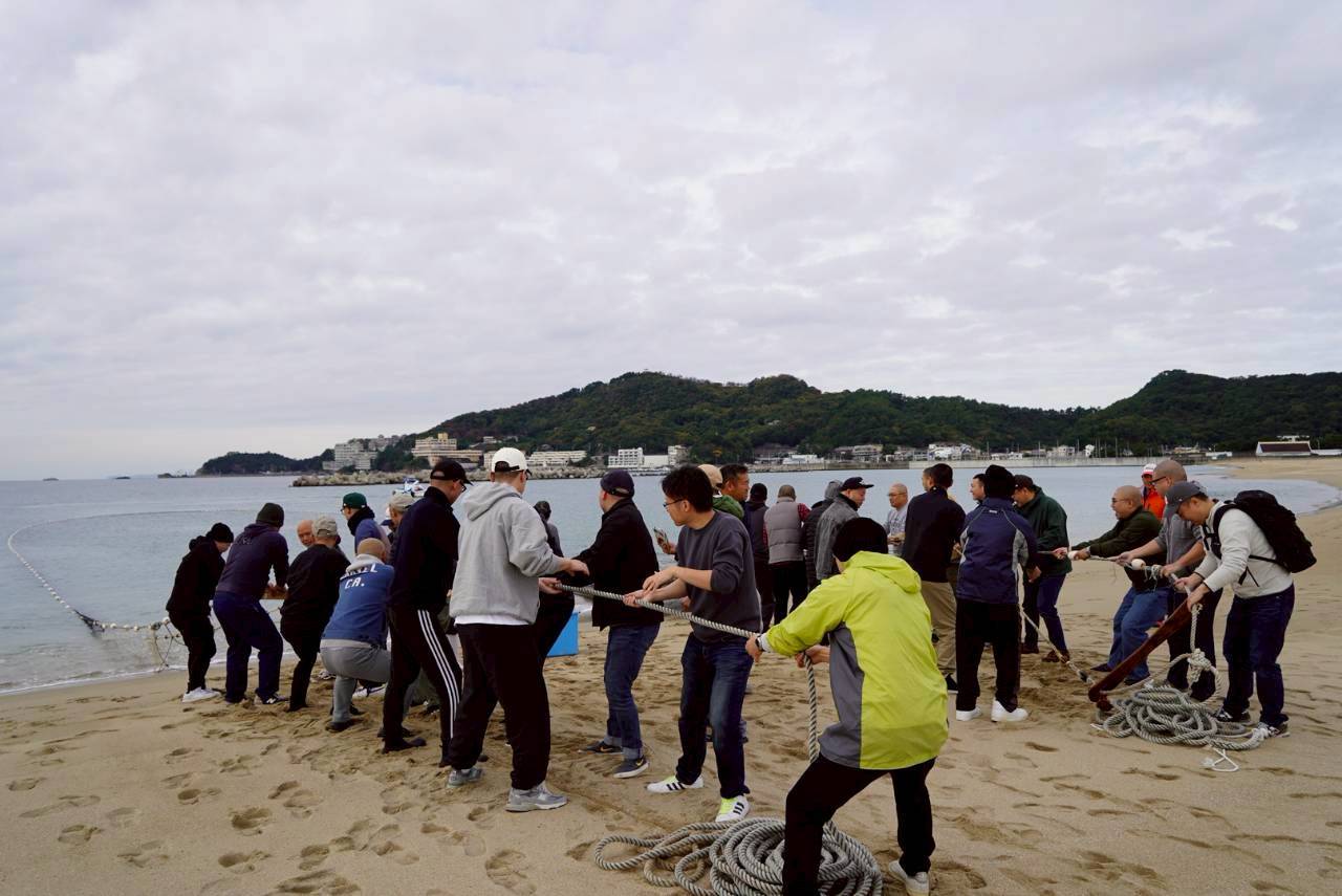 近畿地区浄青　親睦交流会～地引網体験～